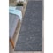 World Rug Gallery Modern Geometric Machine Washable Dark Gray Runner Rug 2'6''x7' 5073DARKGRAY2X7 - alternate 1